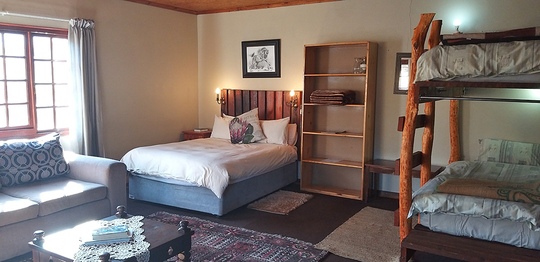 Family Rooms at Alpine Swift Trails double bed bedroom