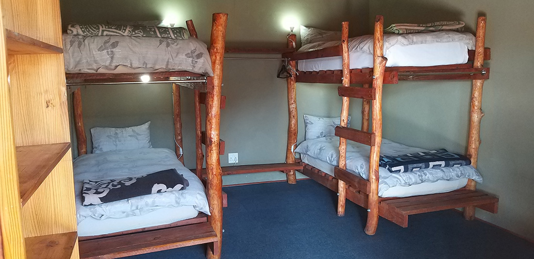 The Single Rooms offer two Bunker Beds per room, to sleep four.