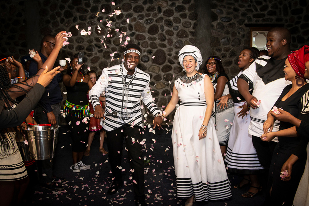 Wedding confetti at Alpine Swift Trails