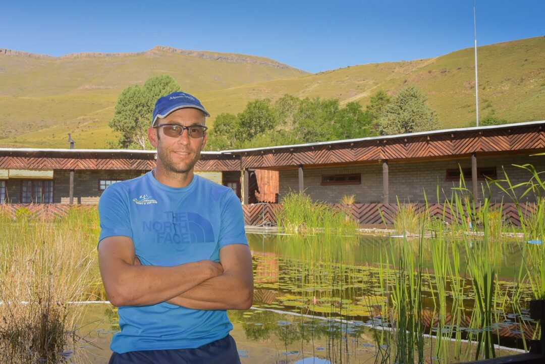 Alpine Swift Trails Hylton Dunn at swimming pool