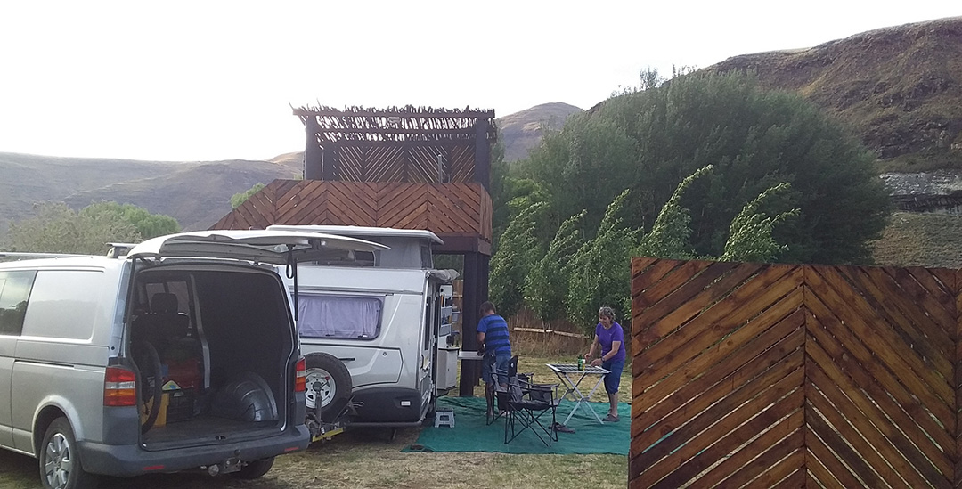 Alpine Swift Trails campsite couple